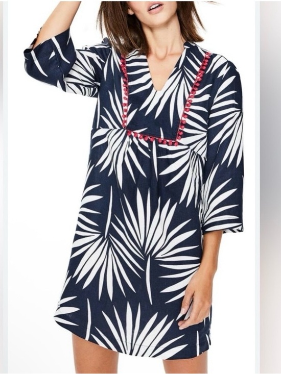 Boden Dresses & Skirts - Boden Evangeline Linen Tunic Dress Size 8 MSRP $187